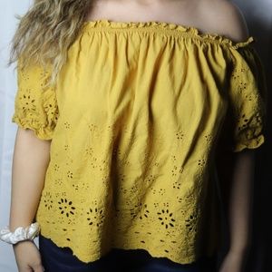 Charlotte Russe off the shoulder top